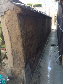 土塀修復工事